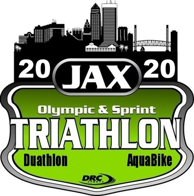 Logo Zawodów JAX Olympic & Sprint Triathlon 2020